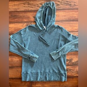 Natural Reflections Teal Ribbed Hoodie